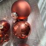 Nette Kerstballen met piek Bronze kleur  van Avri tuincentru, Ophalen of Verzenden, Gebruikt