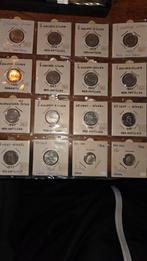 Zilveren Munten Ned antillen, Ophalen of Verzenden, Nederland, Munten