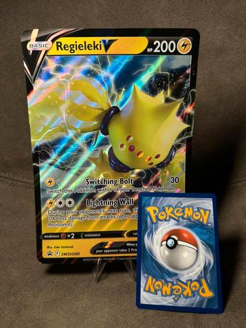 Regieleki V [Jumbo] #SWSH280 (Pokemon Promo) beschikbaar voor biedingen