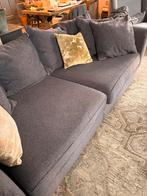 Rofra Bank Grijs Gemêleerd met Stoel en Hocker, Gebruikt, 75 tot 100 cm, Ophalen of Verzenden, Rechte bank