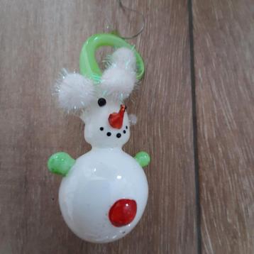 Kerstornament sneeuwpop  beschikbaar voor biedingen