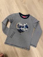 Donkerblauwe longsleeve mt 128 van JUBEL met glitter, Kinderen en Baby's, Kinderkleding | Maat 128, Meisje, Ophalen of Verzenden