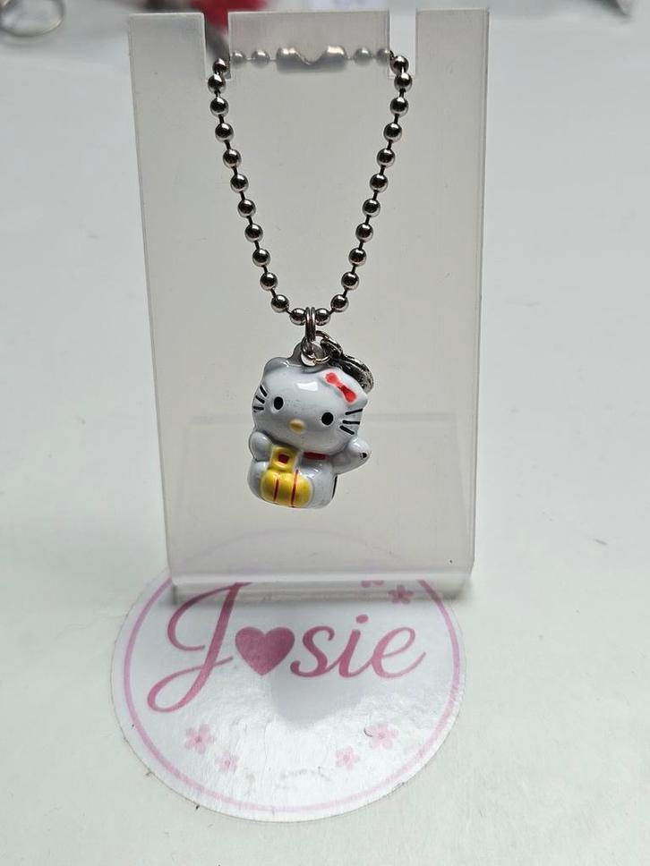 Leuke Tashanger Hello Kitty belletje #18, Sieraden, Tassen en Uiterlijk, Kettingen, Nieuw, Overige materialen, Wit, Met hanger