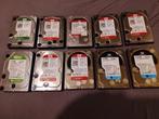 10x WD harde schijf 1 2 3 4 TB - Red, Green Enterprise, Computers en Software, Harde schijven, Intern, Diverse, Ophalen of Verzenden
