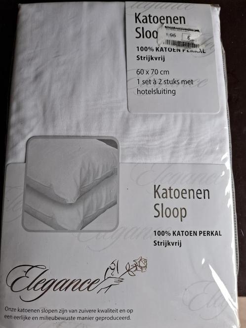 Elegance katoenen kussenslopen 6070 – nieuw in verpakking, Huis en Inrichting, Overige Huis en Inrichting, Nieuw, Ophalen