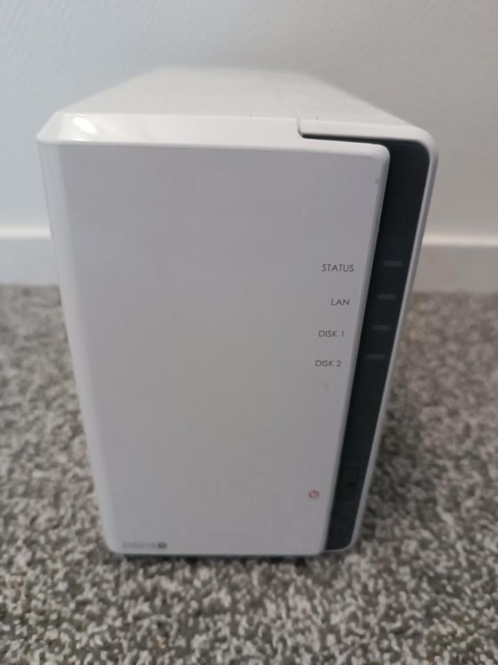 Synology DS215J met of zonder 2x 1TB schijven, Computers en Software, NAS, Zo goed als nieuw, Ophalen of Verzenden