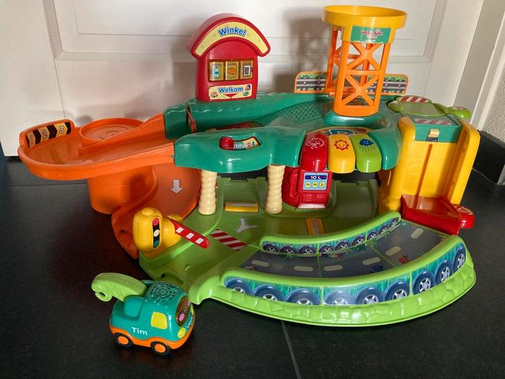 Toet toet auto’s | Garage met Tim takel, Kinderen en Baby's, Speelgoed | Vtech, Gebruikt, 2 tot 4 jaar, Ophalen of Verzenden