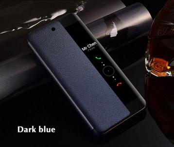 View Flip Smart Cover Set voor Huawei P20 – Donkerblauw beschikbaar voor biedingen