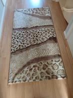 3x Şehrazat Vloerkleed, Ophalen, Bruin, 100 tot 150 cm, 50 tot 100 cm