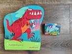 2 Dino puzzels (Crocodile Creek en mudpuppy), Ophalen of Verzenden, 10 tot 50 stukjes, Gebruikt, 2 tot 4 jaar