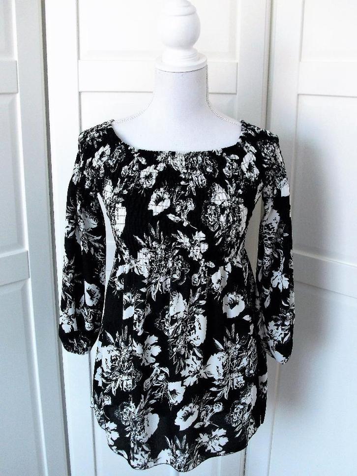 Perla Nera nieuwe zwarte (off shoulder) carmen blouse top S, Kleding | Dames, Blouses en Tunieken, Nieuw, Maat 36 (S), Zwart, Ophalen of Verzenden