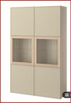 VITRINEKAST, BESTA, Huis en Inrichting, Ophalen, Met deur(en), Glas, Nieuw