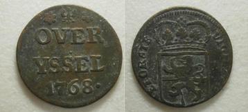Overijssel Duit 1768 beschikbaar voor biedingen