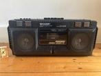 Sharp WQ-T232H kaboom loud & proud ghettoblaster boombox, Audio, Tv en Foto, Radio's, Ophalen of Verzenden, Gebruikt, Radio