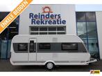 Hobby De Luxe 495 UL Mover, Unico Verona XL, Caravans en Kamperen, Rondzit, Hobby, 2 aparte bedden, Schokbreker