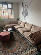 Zeer luxe en grote leverkleurige bank van PTMD, Ophalen, 100 tot 125 cm, Hoekbank, 300 cm of meer