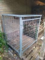 Metalen Houtopslag / Containerberging, Tuin en Terras, Bergingen en Tuinkasten, Ophalen, Gebruikt, Metaal, Containerberging