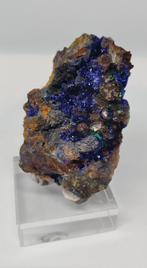 Azuriet op Matrix, Ophalen of Verzenden, Mineraal