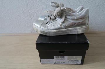 Keq zilver leren sneakers maat 34 beschikbaar voor biedingen