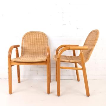 2x vintage stoel