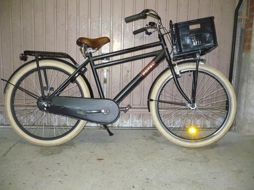 Stoere 26 inch jongensfiets met 3 versnellingen en krat, Fietsen en Brommers, Fietsen | Jongens, Gebruikt, 26 inch of meer, Handrem