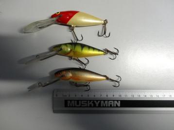 Kunstaas: Salmo Perch 8 Floating Super Deep Runner Pluggen beschikbaar voor biedingen
