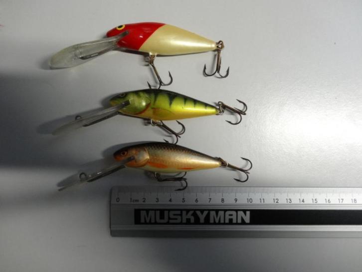 Kunstaas: Salmo Perch 8 Floating Super Deep Runner Pluggen, Watersport en Boten, Hengelsport | Roofvissen, Gebruikt, Overige typen