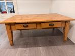 Grenen salontafel, Ophalen, 100 tot 150 cm, 50 tot 100 cm, Zo goed als nieuw