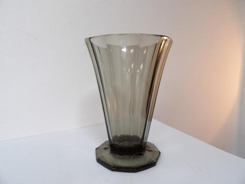 Art Deco Vaas Boheems, grijs/groen, Antiek en Kunst, Antiek | Vazen, Ophalen of Verzenden