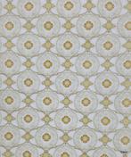 14123 retro medaillon vintage wallpaper oker groen swiet, Huis en Inrichting, Stoffering | Behang, Verzenden, Wit