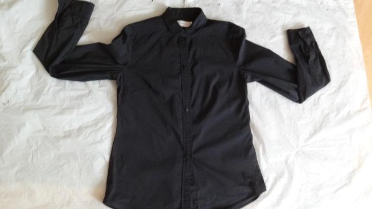 MOOIE zwarte bloese , maat S , ZGAN merk Bien Blue , met GRA, Kleding | Dames, Blouses en Tunieken, Zo goed als nieuw, Maat 38/40 (M)