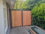 Tuinpoort staal hout op maat, Tuin en Terras, Nieuw, Staal, Ophalen of Verzenden