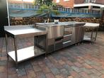 koel werk tafel  rvs, Huis en Inrichting, Ophalen, Zo goed als nieuw