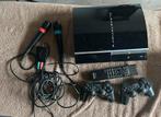 Playstation 3(Phat) met controllers,microfoons en Bluray RC, Ophalen, Zo goed als nieuw, Met 2 controllers, Phat