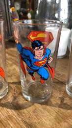 3 frisdrank glazen van Superman in mooie staat, Verzamelen, Stripfiguren, Superheld, Ophalen of Verzenden, Zo goed als nieuw