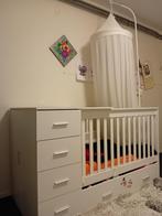 bed, Kinderen en Baby's, Ophalen, Gebruikt, 140 tot 160 cm, Lattenbodem