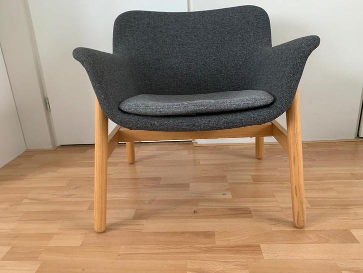 IKEA VEDBO Fauteuil 3X Gunnared donkergrijs, Huis en Inrichting, Fauteuils, Zo goed als nieuw, Hout, Stof, 50 tot 75 cm, 75 tot 100 cm