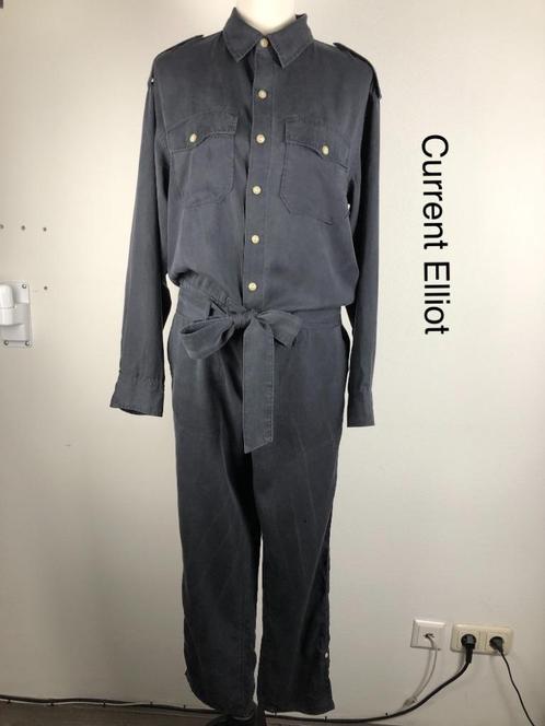 Current Elliot Jumpsuit  (mt: 38) 19,1/8222, Kleding | Dames, Jumpsuits, Zo goed als nieuw, Maat 38/40 (M), Blauw, Ophalen of Verzenden