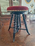 Antieke Pianokruk/Verstelbare Kruk/Krukje, Antiek en Kunst, Antiek | Meubels | Stoelen en Banken, Ophalen of Verzenden