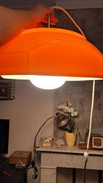 Space Age Hanglamp Oranje - Jaren 70 Design, Space Age, Gebruikt, Ophalen of Verzenden, Minder dan 50 cm