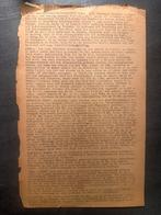 Origineel clandestien oorlogsbulletin – 7 april 1945, Verzamelen, Verzenden, Overige soorten, Nederland, Boek of Tijdschrift