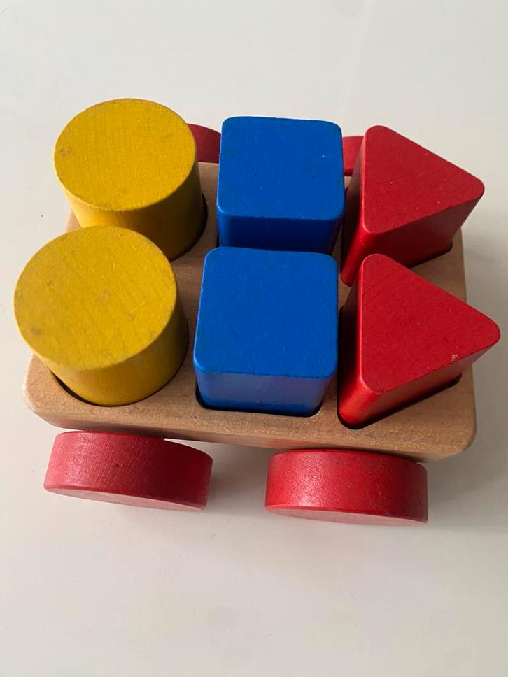 Houten Vormenstoof Speelgoed, Kinderen en Baby's, Speelgoed | Educatief en Creatief, Zo goed als nieuw, Bouwen, Ophalen of Verzenden