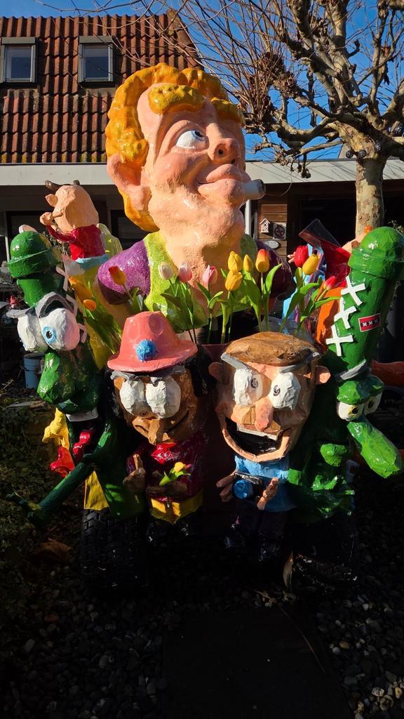 Carnavalswagen op skelter onderstel, Antiek en Kunst, Curiosa en Brocante, Ophalen of Verzenden