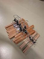 Houten broekhangers met klem - Set van 11, Ophalen of Verzenden, Zo goed als nieuw, Hout, Volwassenen