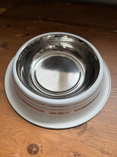 Metalen honden drinkbak, honden voerbak., Dieren en Toebehoren, Hondenvoerbakken en Drinkbakken, Zo goed als nieuw, Ophalen of Verzenden