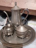 Verzilverd theeservies antiek, Ophalen of Verzenden