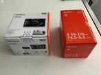 Sony a6000 met 2 objectieven en accessoires (nieuw), Audio, Tv en Foto, Fotocamera's Digitaal, Ophalen of Verzenden, Zo goed als nieuw