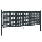 Poort 300x125 cm staal antracietkleurig, Ophalen of Verzenden, Nieuw, 150 tot 200 cm