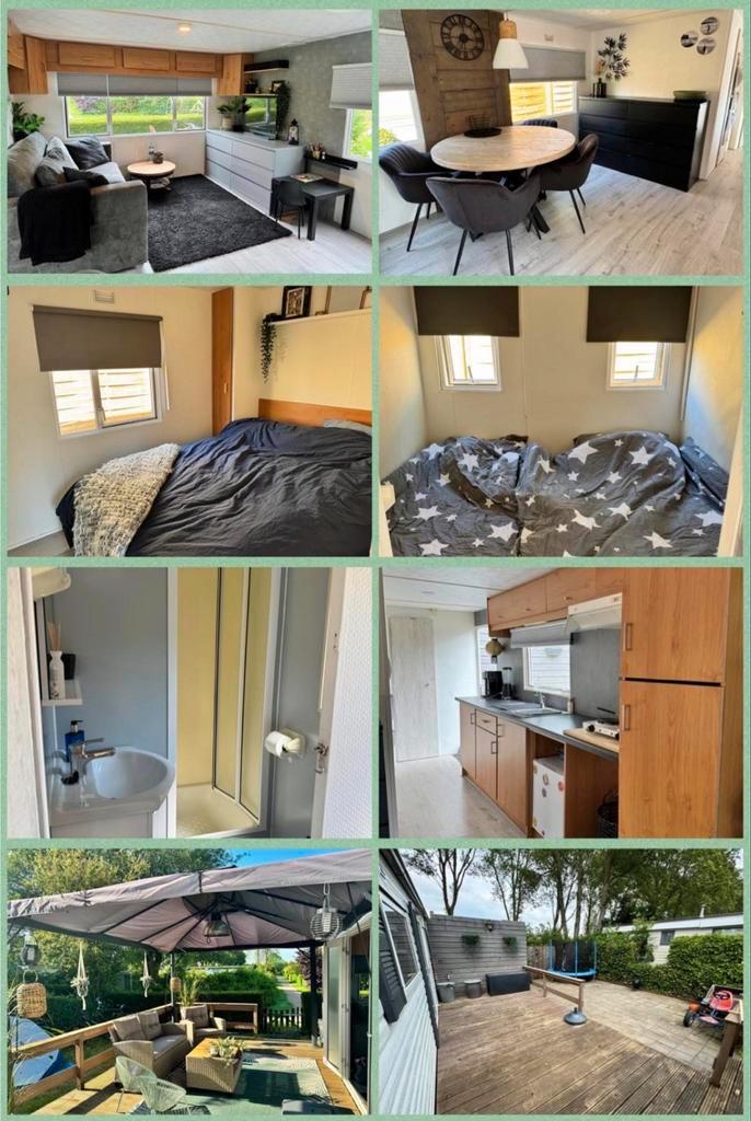 Chalet te huur, campingpark de bongerd, Vakantie, Campings, Recreatiepark, Airconditioning, Internet, Kinderbed, Speeltuin, Tuin