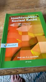 Hoofdstukken sociaal rect.  29e druk, Ophalen, Zo goed als nieuw, Prof.Mr.C.J. Loonstra
